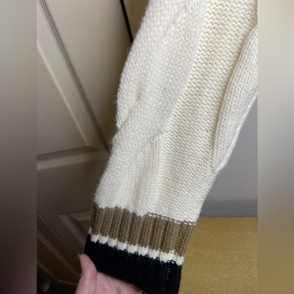 12th Tribe Peggy White Mini Sweater Dress | Size L - Picture 8 of 10